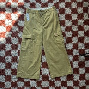 dickies twill cropped cargo pant